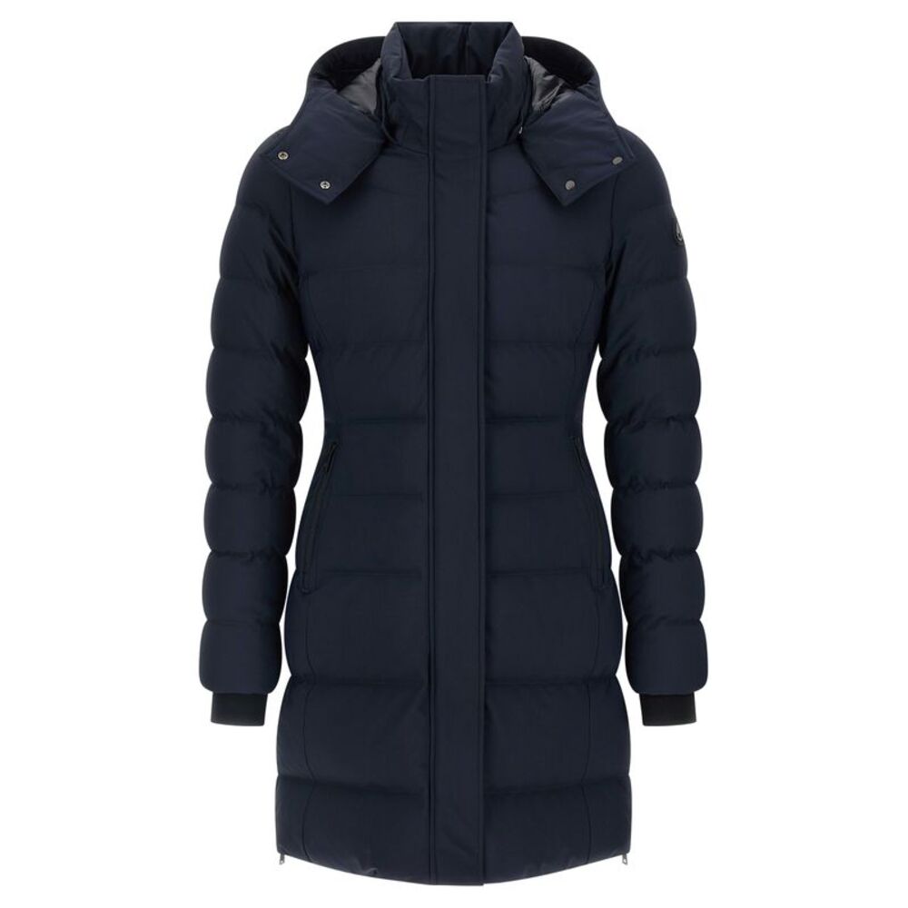 Moose Knuckles Blue Nylon Women's Parka